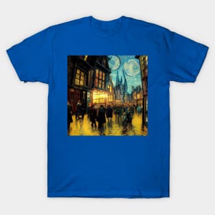 Starry Night in Diagon Alley T-Shirt